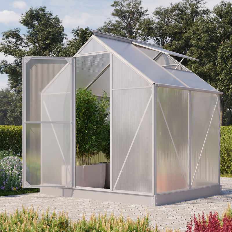 Vitavia Gewächshaus Eos 3100 aus Aluminium mit 3,1 m² Fläche und 6 mm HKP - Bild 5