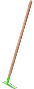 Floraworld Kinder-Rechen mit Stiel in Grün, 8 Zinken, Höhe: 75 cm - Bild 1
