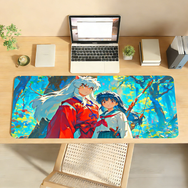 Anime Inuyasha XXL Mauspad rutschfest mit verriegelbarem Rand in Multicolour - Bild 1