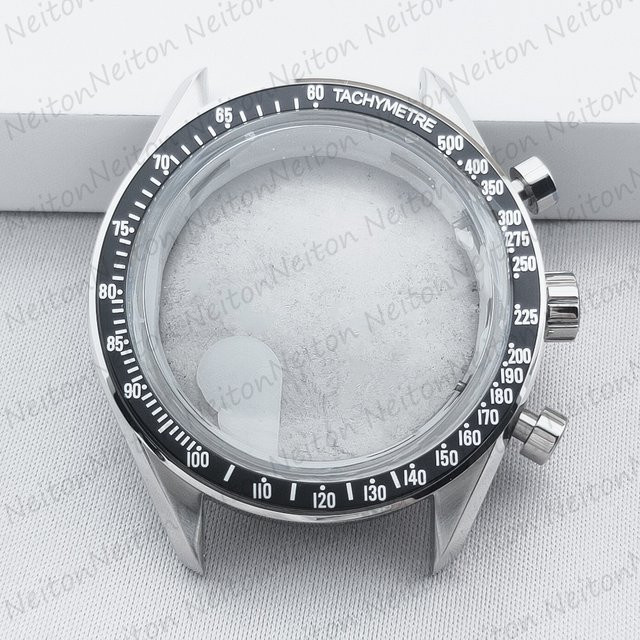 VK63 Moon Watch Chronograph, Edelstahl, 39,7 mm, Schwarz - Bild 1