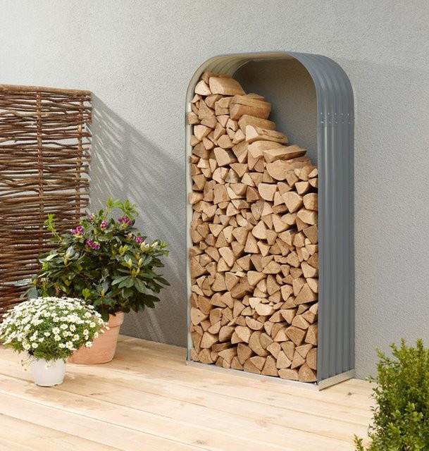 Vitavia Kaminholzregal Ardor 401 in Granit, B/T/H: 99 x 40 x 200 cm - Bild 1