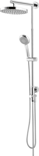 Schulte Duschsystem Rain mit Umsteller und Massagefunktion in Chrom Rund - Bild 1