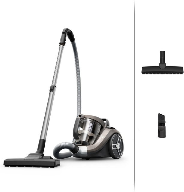 Rowenta Compact Power XXL Parkett Bodenstaubsauger RO4B30, beutellos, Grau/Schwarz - Bild 1