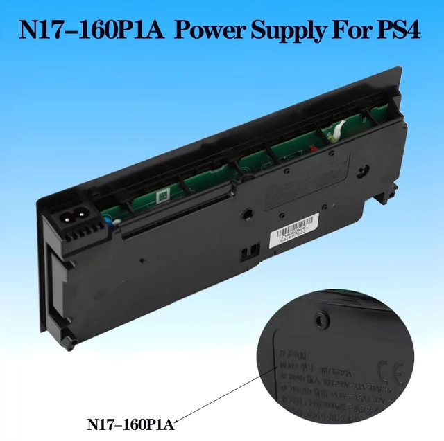 Sony Ersatznetzteil N17-160P1A ADP-160FR in Schwarz für PS4 Slim Konsole CUH-2215A und CUH-2215B - Bild 1