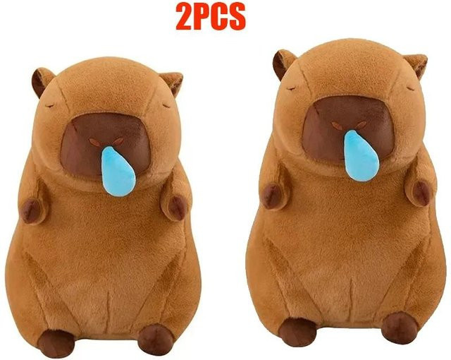 Linyi toy Stretch Schleim Capybara Plüschtier, Stoffpuppe, Braun - Bild 1