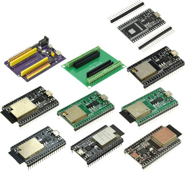 WiFi-BT-Erweiterungsplatine für ESP32-DevKitC Basisplatine zur Unterstützung von ESP32-32D und 32U Drahtlosmodulen - Bild 1