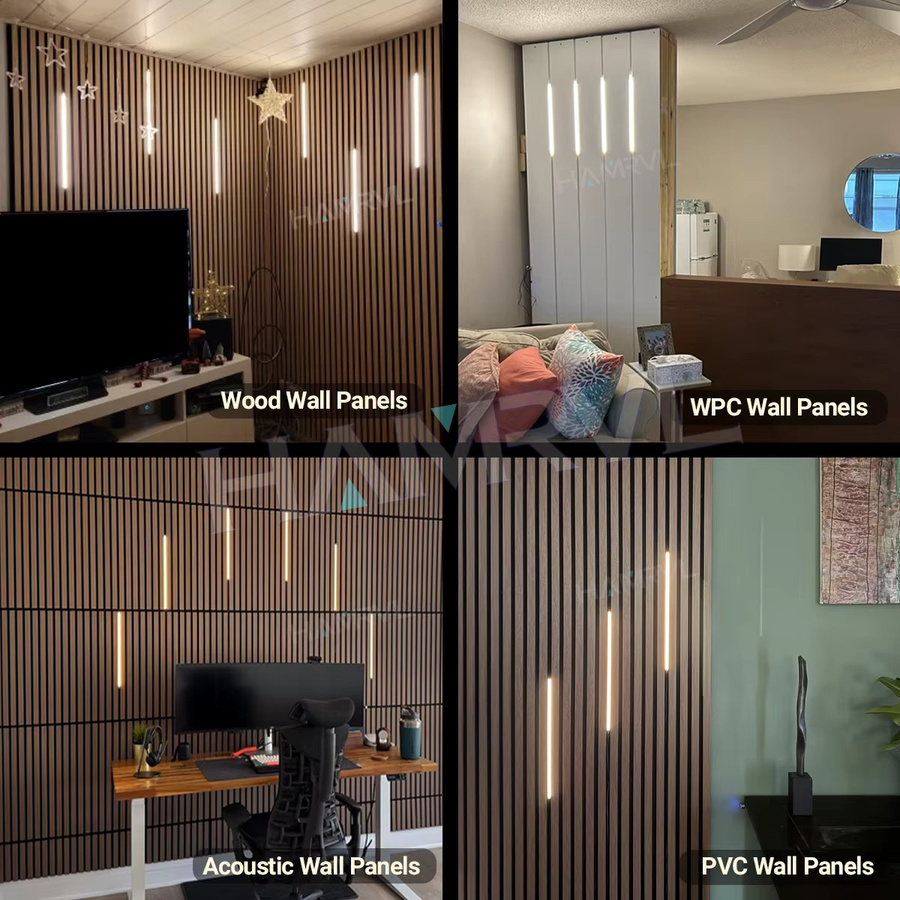 Dimmbare LED-Wandpaneele von HAMRVL mit Touch-Schalter, selbstklebend, Farbe Weiß, ideal für Schlafzimmer, Wohnzimmer oder Treppen - Bild 4