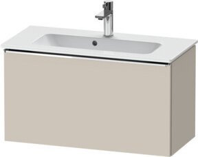 Duravit Waschtischunterschrank D-Neo Compact, beige matt, wandhängend, B/T/H: 81 x 37,2 x 44 cm - Bild 1