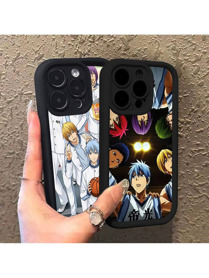 Potdemiel Kuroko Basketball Anime Handyhülle für iPhone 16 15 14 13 12 11 Pro Max Plus stoßfeste Softcover multicolour - Bild 4