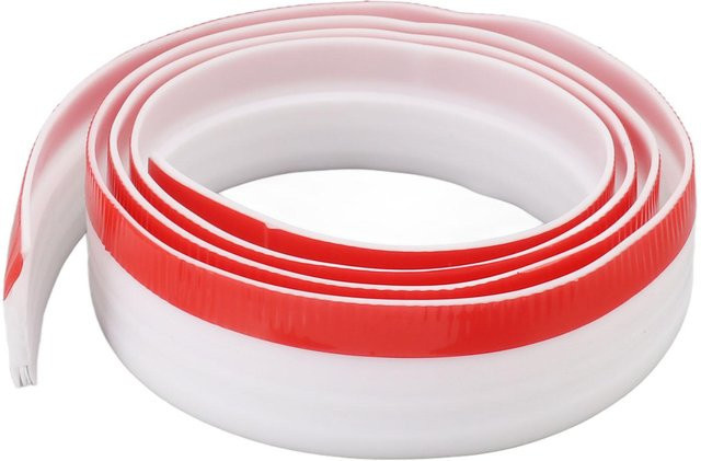 Selbstklebende Türdichtung Meterk als Zugluftstopper aus TPE in Weiß zur Wind-, Staub- und Schallisolierung - Bild 1