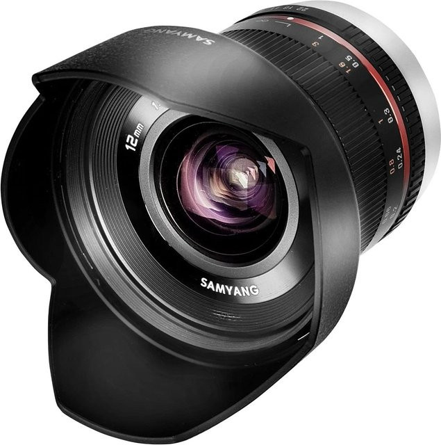 Samyang Weitwinkel Objektiv 12mm f/2.0 für Canon EOS M APS-C in Schwarz oder Silber - Bild 1