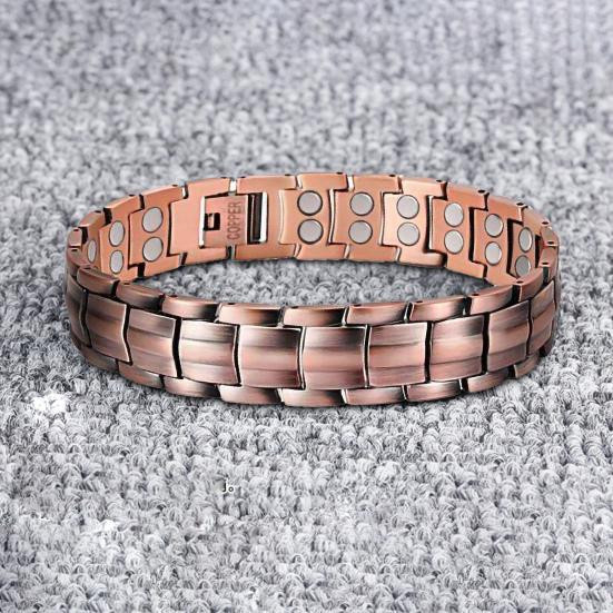 Magnetisches Armband Nail Dance, Kupfer, Herren - Bild 3