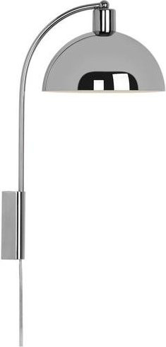 Nordlux Ellen 20 Wandleuchte in Chrom mit E14 Fassung im skandinavischen Design - Bild 1