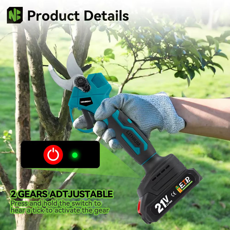 NEWBENY Gartenwerkzeug-Set mit bürstenloser 6-Zoll-Elektrosäge und 30 mm elektrischer Gartenschere, kabellose Holzbearbeitungswerkzeuge kompatibel mit Makita LXT Akku - Bild 4