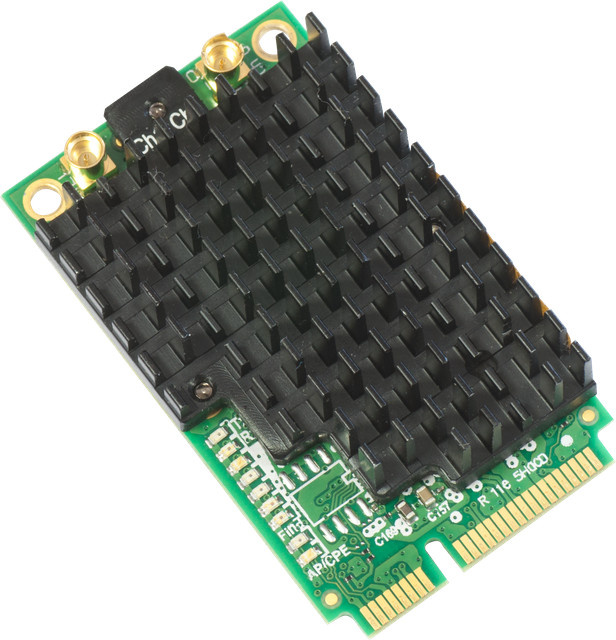 Mikrotik R11E-5HACD Eingebaut RF Wireless Netzwerkkarte mit WiFi 5 in Schwarz - Bild 1