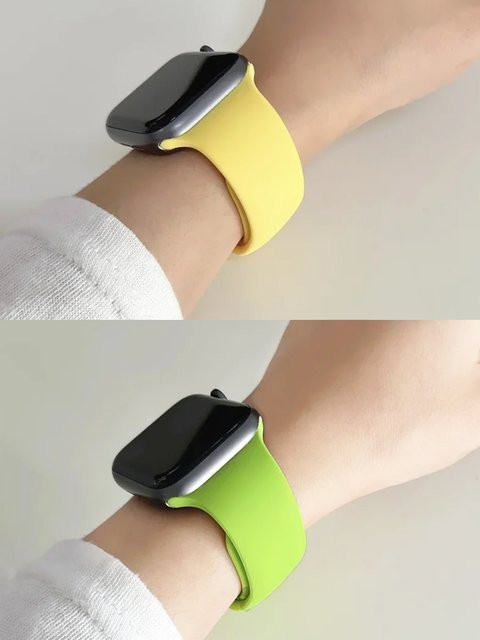 Silikonarmband für Apple Watch, Silikon, Minimalistisch - Bild 1