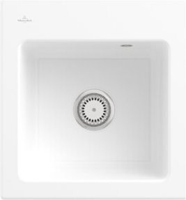 Villeroy & Boch Spüle Subway 45 XS Aufsatzspüle aus Keramik in Weiß mit CeramicPlus Beschichtung - Bild 1