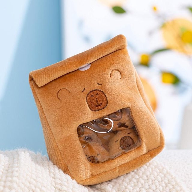Binchi Fitness Capybara Snacktasche Plüschkissen, ab 14 Jahren - Bild 1