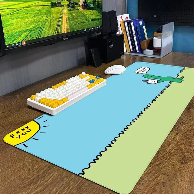 Joguman Studios XXL Mauspad in Multicolour als große Tischunterlage für Gaming und Computerzubehör - Bild 1