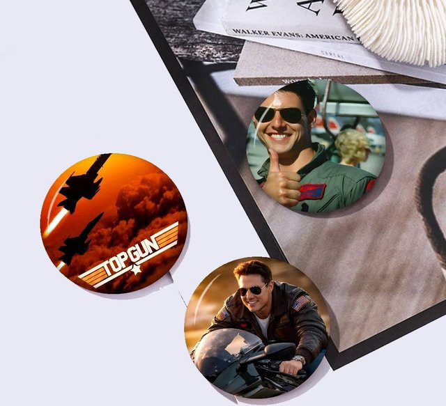 Kayou Broschen, Top Gun Anime, Cartoon Anstecknadeln - Bild 1