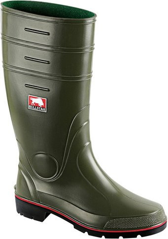 BULLSTAR Arbeitsstiefel Winner in Grün, Größe 45, mit Nitril-Kautschuk-Sohle - Bild 1