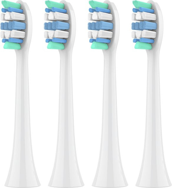 Ersatz-Aufsteckbürsten für Philips Sonicare elektrische Zahnbürsten, Farbe: Weiß, kompatibel mit den Modellen 2100, 4100, 5100, 6100, 7300 und 9000 - Bild 1