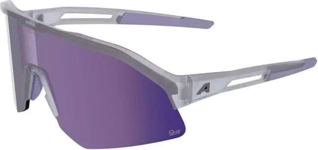 Alpina Sonic HR M Q-lite Sonnenbrille, Unisex, Vollrand, Grey, Purple, Plastic - Bild 1