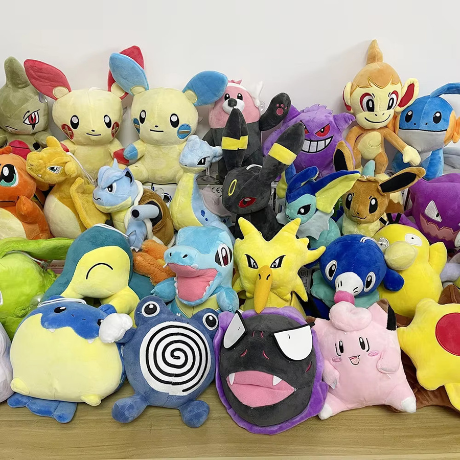 DUODUOBAO Pokémon Charizard Gengar Togepi Blastoise Charmander Bulbasaur Squirtle Wailord Eevee Plüschfigur Sprigatito, Stofftier, Plüsch-Spielzeug - Bild 2