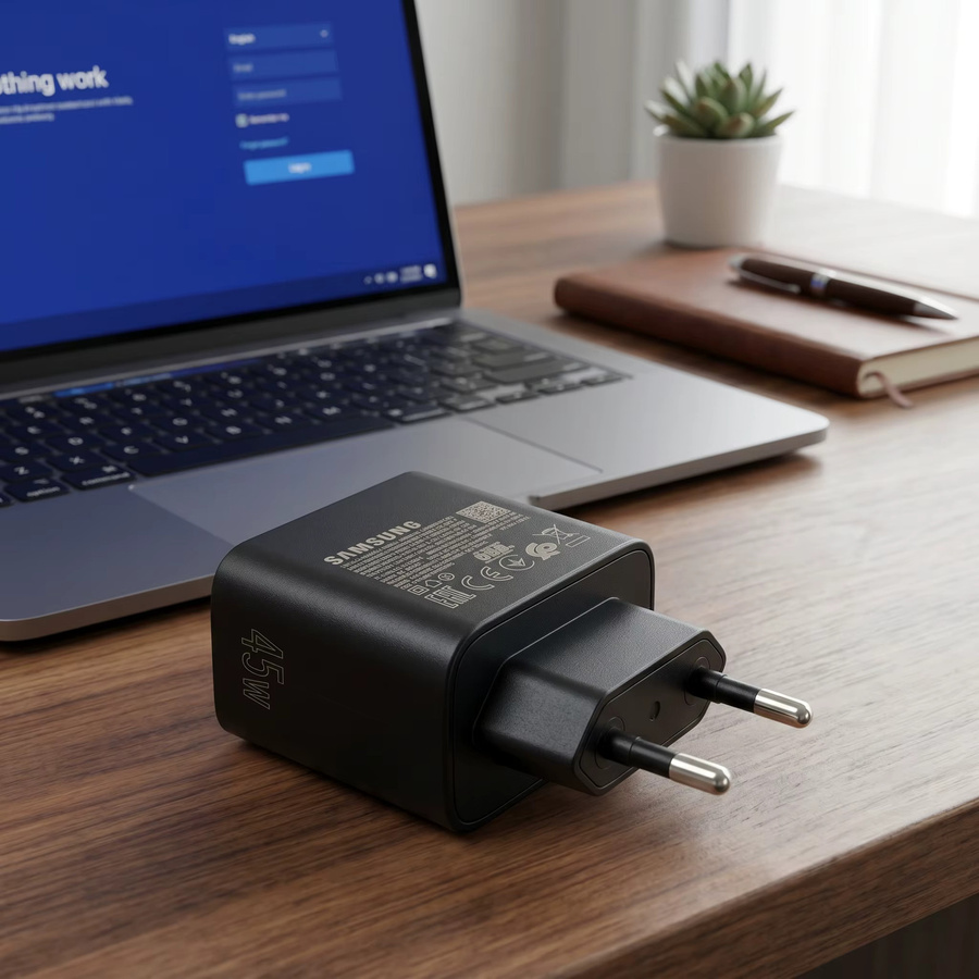 Samsung Original Super Fast Charge Ladegerät 45W USB-C PD Adapter in Schwarz für Galaxy S24 S23 S22 Note20 Ultra, Z Flip und Z Fold - Bild 5