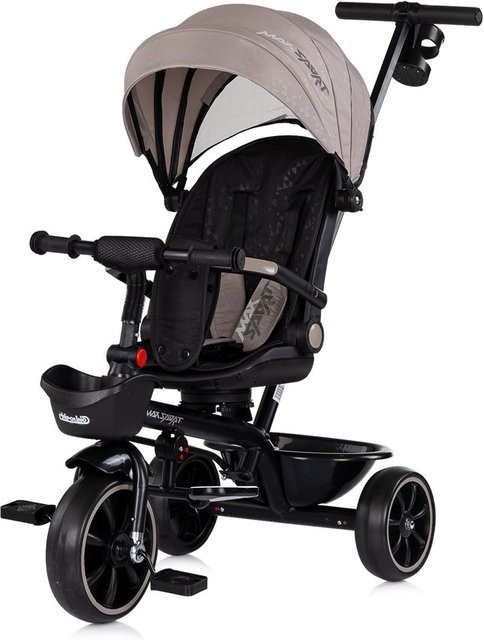 Chipolino Tricycle Max Sport 2 in 1 Dreirad braun schwarz ab 18 Monaten - Bild 1