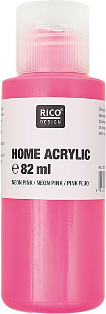 Rico Design Home Acryl-Deko in Neonpink - Bild 1