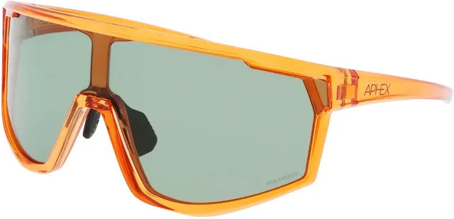 Aphex Helix Sonnenbrille, Kunststoff, Vollrand, Unisex, transparent, green, orange - Bild 1