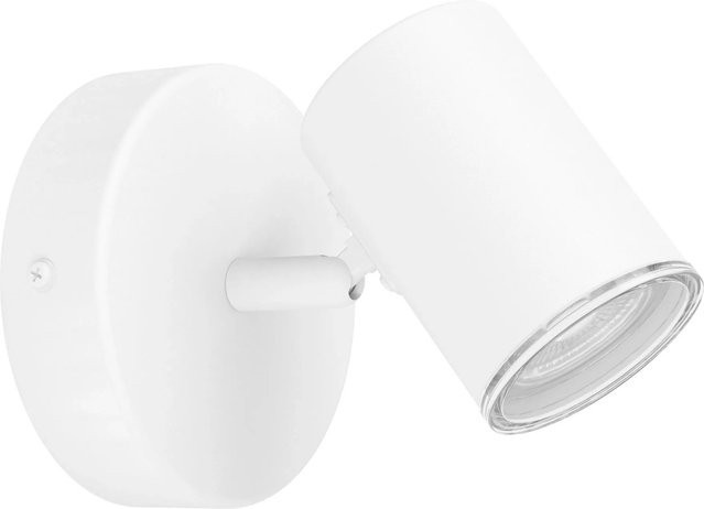 Eglo Wandleuchte Consuma in Weiß aus Metall mit GU10 Fassung, B/T/H: 11,5 x 13 x 11 cm - Bild 1