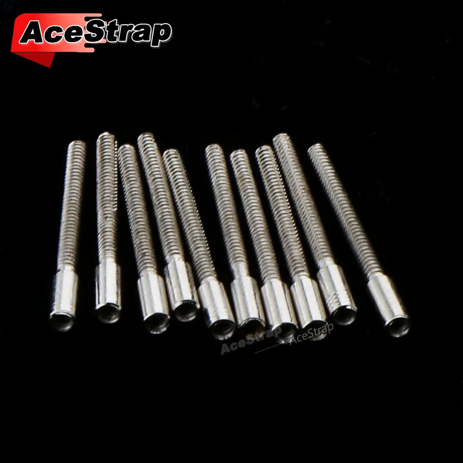 AceStrap Aufzugswellen-Verlängerungen, Edelstahl, Silber, 11,5 mm - Bild 3