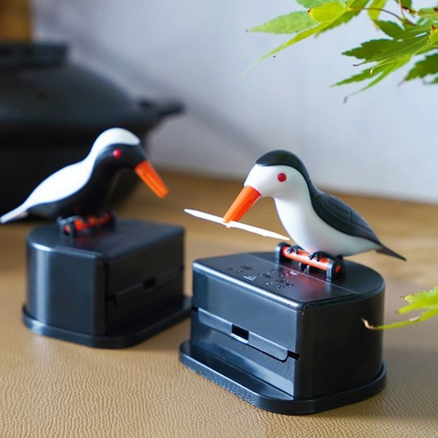 Kolibri Zahnstocher Spender Automatische Zahnstocher Box aus Kunststoff für Küche und Dekoration - Bild 1