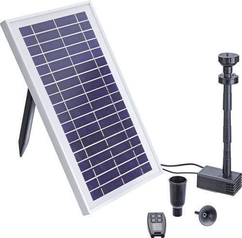 Pontec PondoSolar 600 Control Solar-Pumpenset in Schwarz - Bild 1