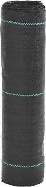 vidaXL Unkrautmembran aus Kunststoff in Schwarz, Breite: 0,5 m, Länge: 100 m - Bild 1