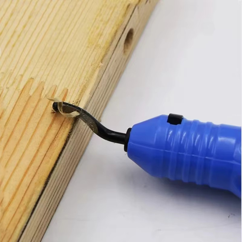 Manuelles Kantenschneider-Werkzeug für Holzbearbeitung und Epoxidharz-Projekte in Blau - Bild 3