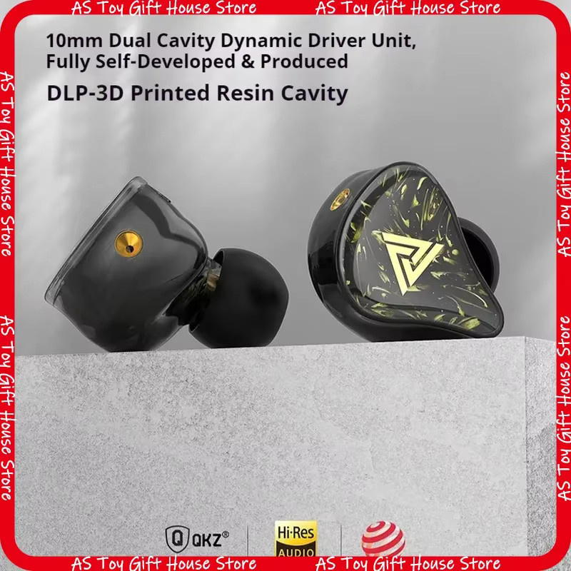Qkz Kaiser Flagship In-Ear-Kopfhörer mit Kabel in Schwarz mit tiefem Bass und 3D-Druck-Technologie - Bild 4