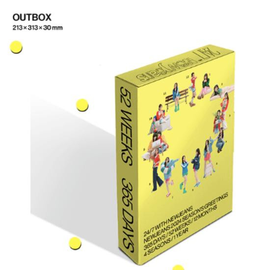 NewJeans Saison's Greetings 2023 Tischkalender mit Hardcover und Spiralbindung im A4-Format - Bild 1