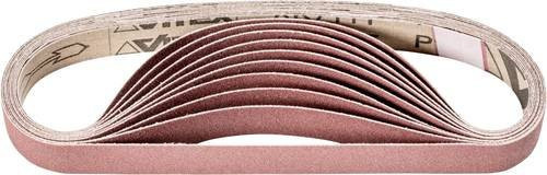 PFERD Korund Schleifband für Bandschleifer, Körnung 120, braun, 10 Stück, B: 20 mm, L: 480 mm - Bild 1