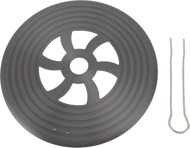 CosyHome Wärmeleitplatte für Gasherd aus Aluminiumlegierung, Grau, 9,8 Zoll - Bild 1