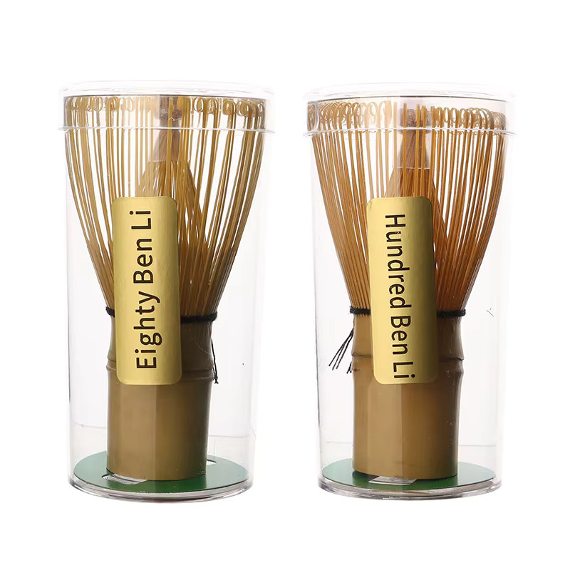 KuZHEN Matcha-Schneebesen aus Bambus, traditioneller Matcha-Rührer, beige, spülmaschinenfest - Bild 3