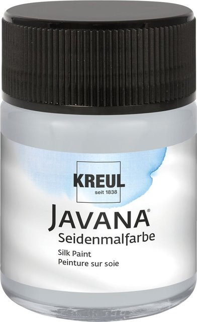 KREUL Javana Seidenmalfarbe Silbergrau 50 ml - Bild 1