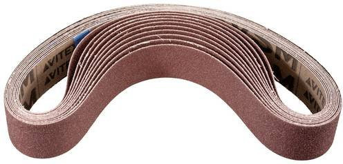 PFERD Korund Schleifband-Set BA 40/820A für Rohrbandschleifer, Körnung 60, Braun, 10 Stück, B: 40 mm, L: 820 mm - Bild 1