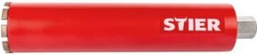Stier Nass-Diamantbohrkrone in Rot mit Durchmesser: 52 mm und Länge: 410 mm, Anschluss: 1 1/4" - Bild 1