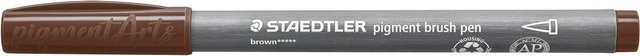 Staedtler Pigment Brush Pen in Braun - Bild 1