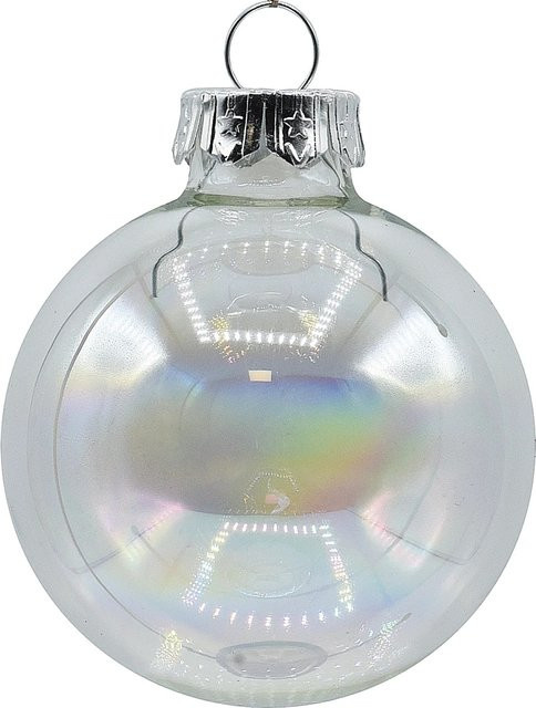 Vitbis Weihnachtskugeln Set 28-teilig aus Glas in Hell Iris mit Durchmesser: 6 cm - Bild 1