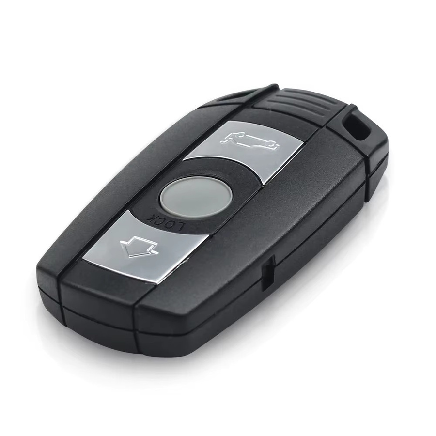 KEYYOU Auto Fernbedienung Schlüssel für BMW 1/3/5/7 Serie X5 X6 Z4 mit CAS3 System und ID46 Chip in Schwarz (315/433/868Mhz) - Bild 2