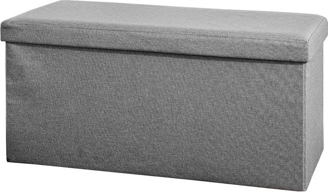TRENDSTABIL Sitztruhe Aufbewahrungsbox in Hellgrau, B/T/H: 38 x 38 x 78 cm - Bild 1